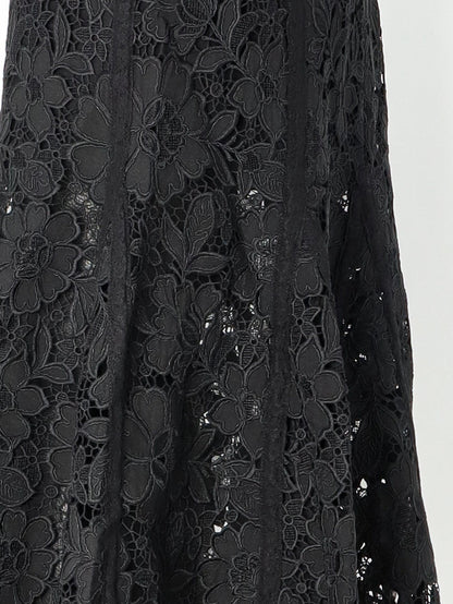SELF PORTRAIT - Lace midi skirt