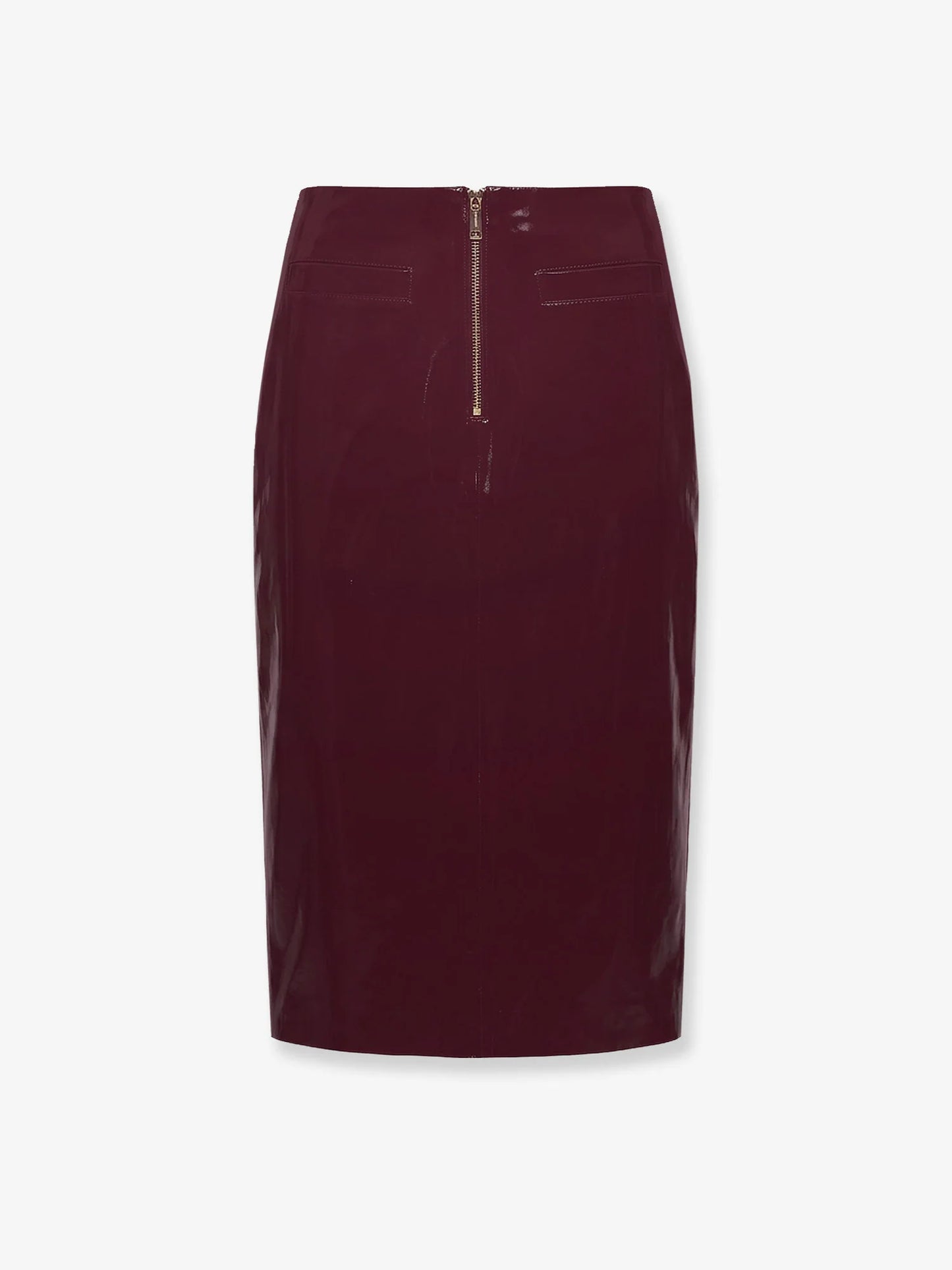 SELF PORTRAIT - Vinyl midi skirt