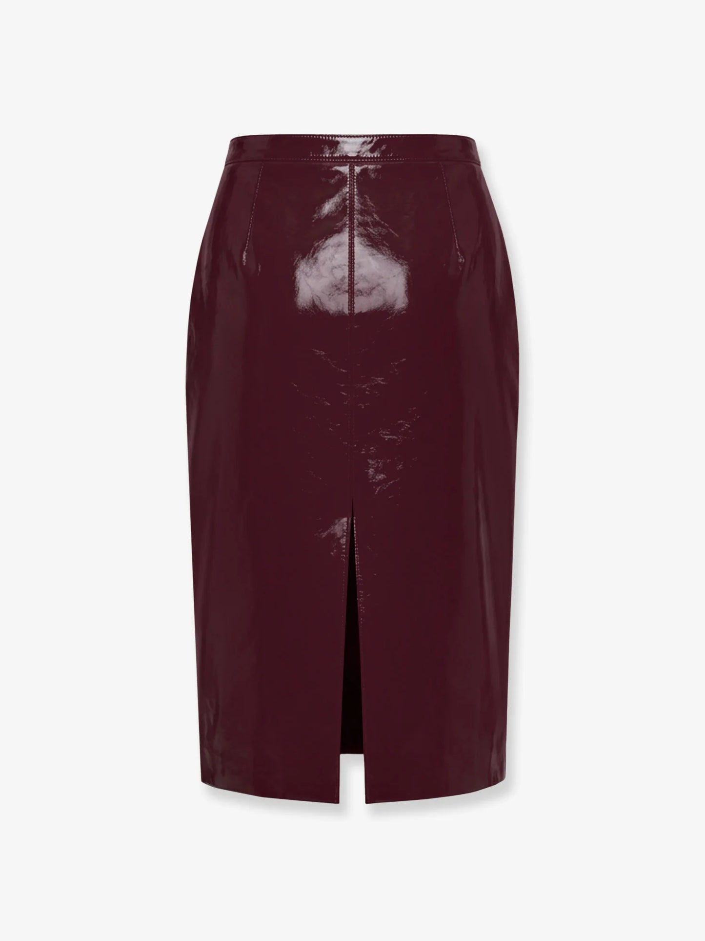 SELF PORTRAIT - Vinyl midi skirt