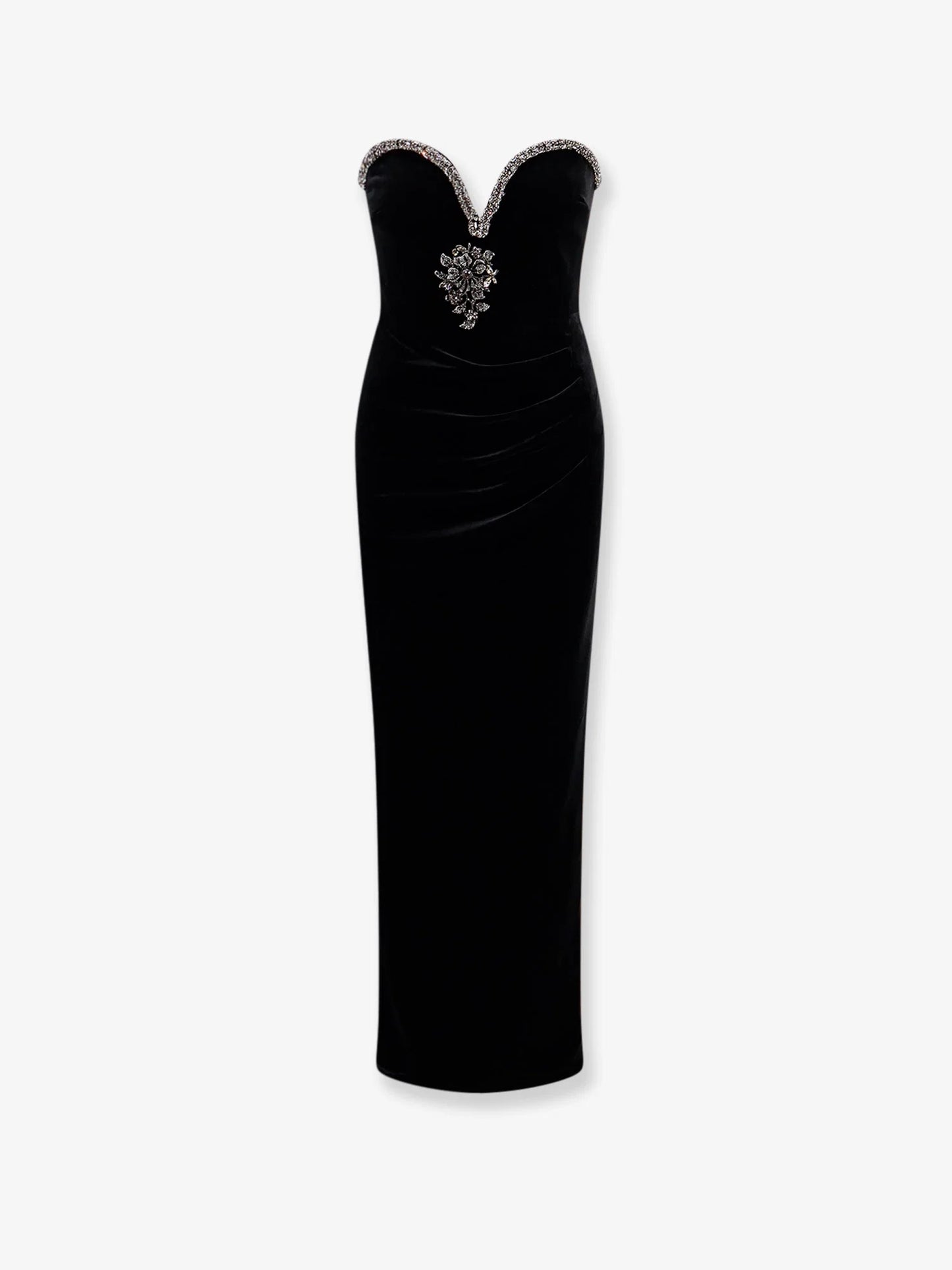 SELF PORTRAIT - Velvet long dress