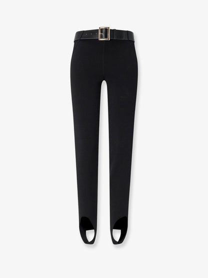 Self Portrait Stretch viscose blend leggings - Black