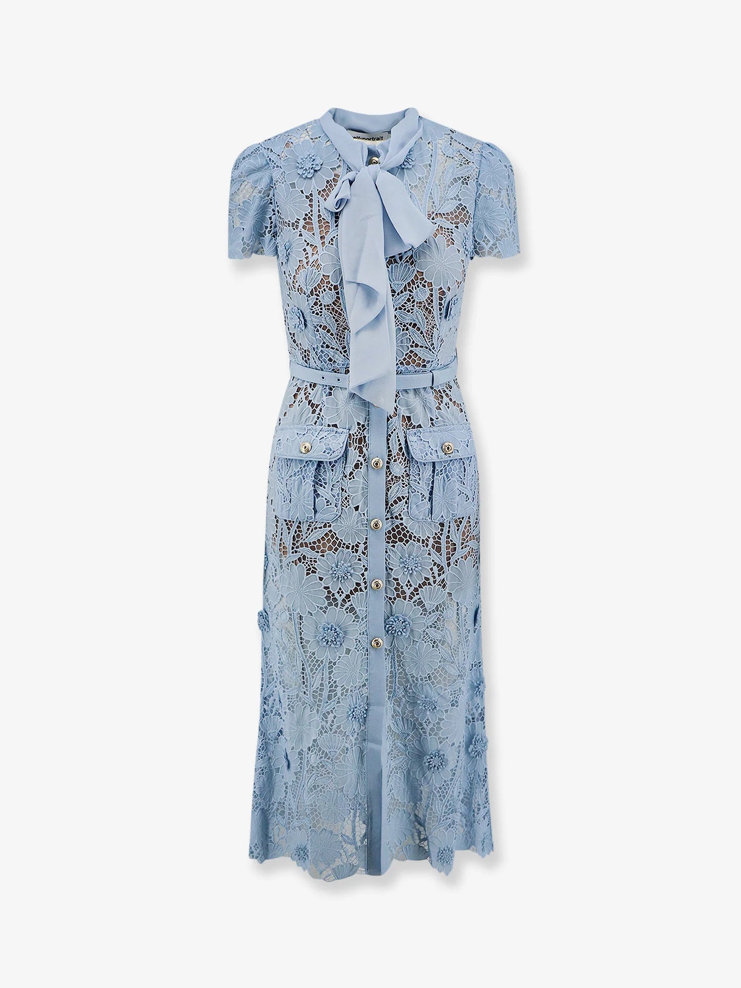 Self Portrait Lace Dress With Belt