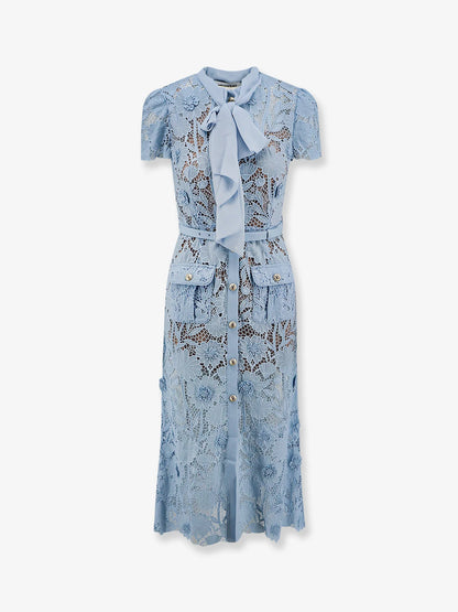 Self Portrait Lace Dress With Belt