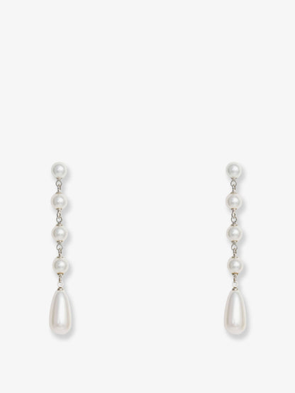 Self Portrait Pearl Droplet Earrings