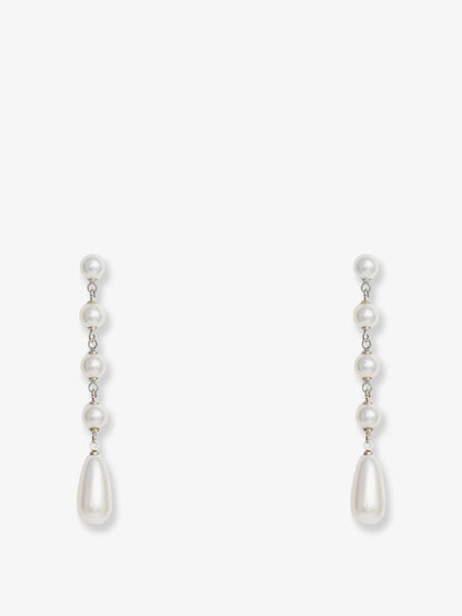 Self Portrait Pearl Droplet Earrings