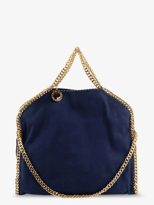 Stella Mccartney Falabella Alter Suede Shoulder Bag With Metal Profiles