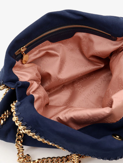 STELLA MCCARTNEY - Falabella alter suede shoulder bag with metal profiles