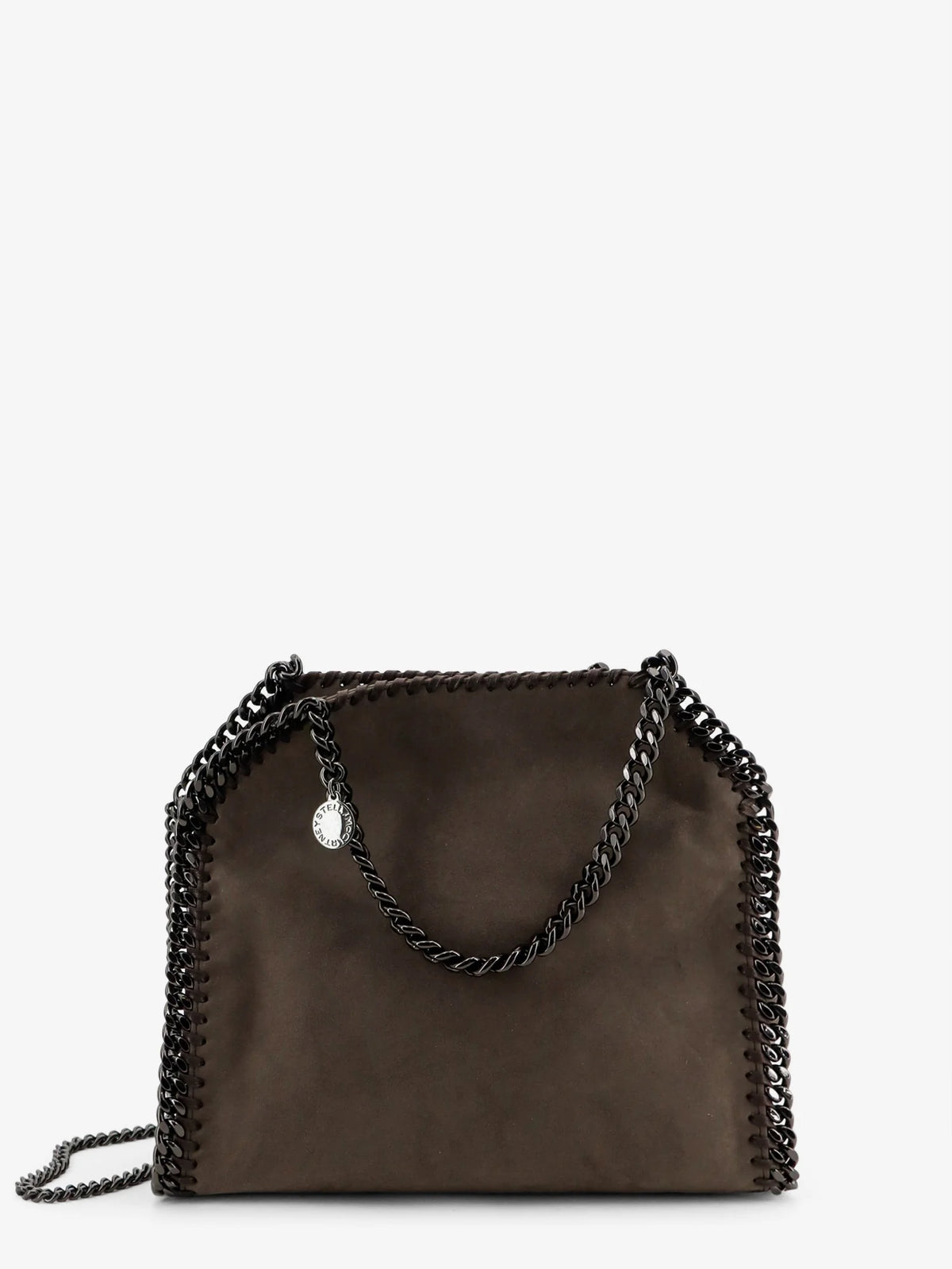 STELLA MCCARTNEY - Falabella Mini velvet crossbody bag