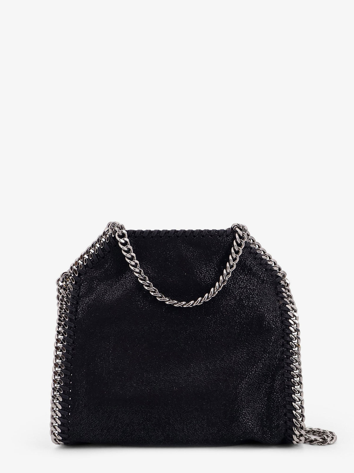Stella Mccartney Falabella Tiny Shaggy Deer crossbody bag - Black