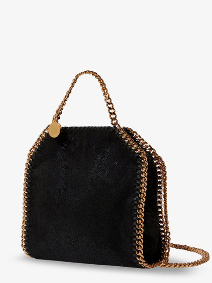 Stella Mccartney Shaggy Deer Falabella Tiny Bag - Black