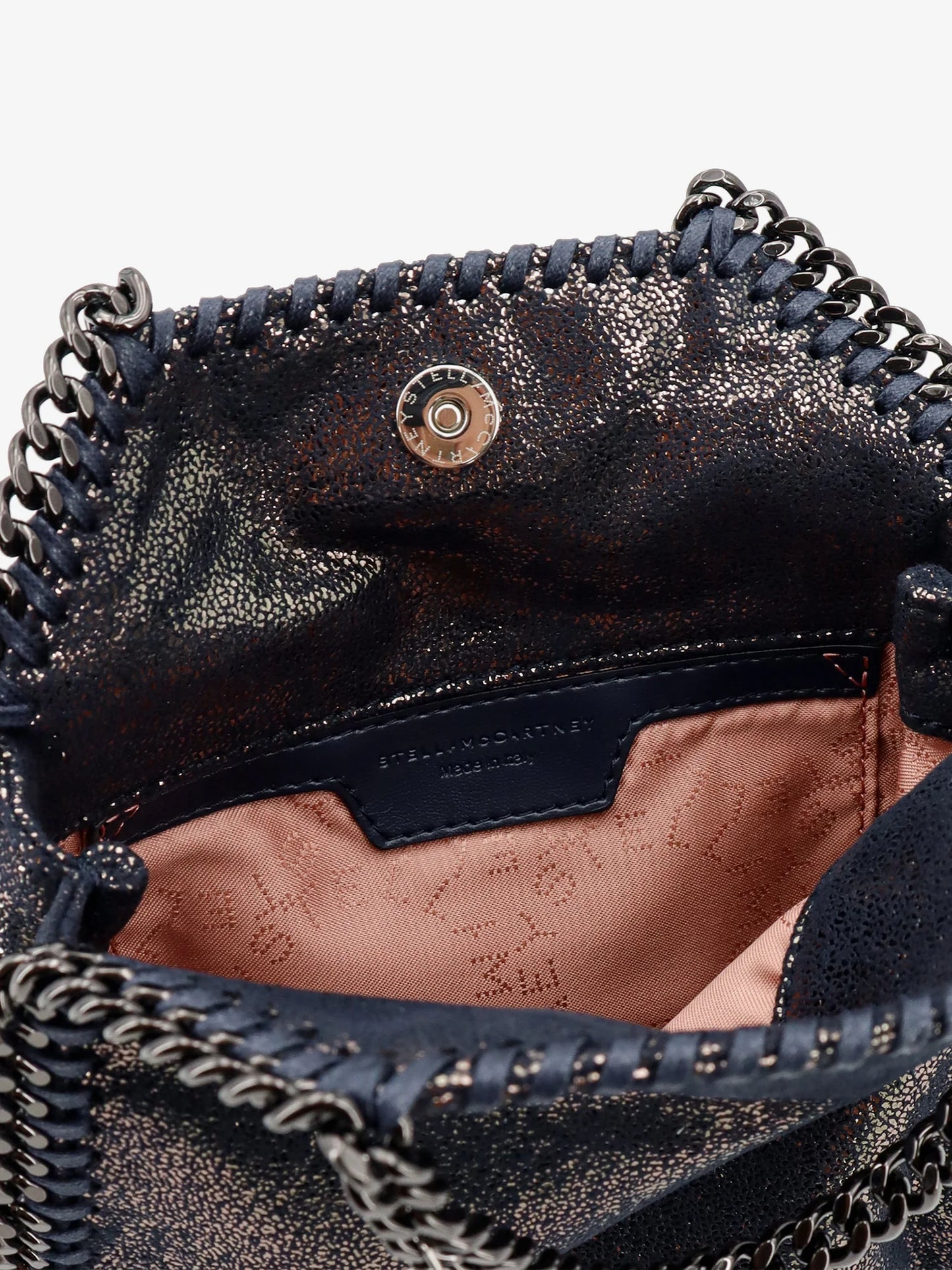 STELLA MCCARTNEY - Falabella Tiny Shiny Shaggy Deer crossbody bag