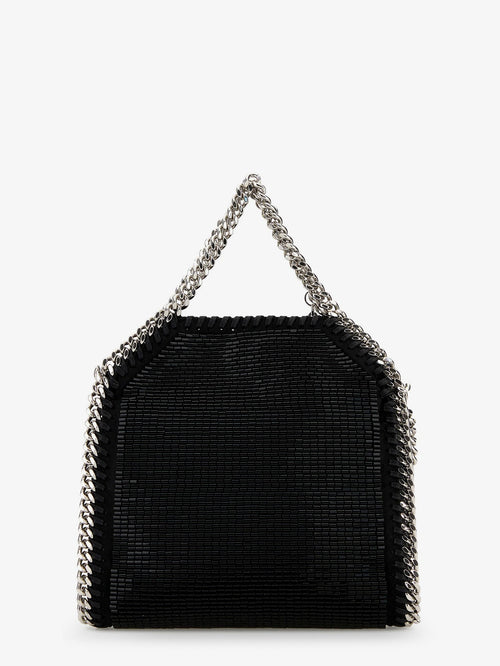 Stella McCartney Falabella Tiny All-Over Beaded Crossbody Bag - Black