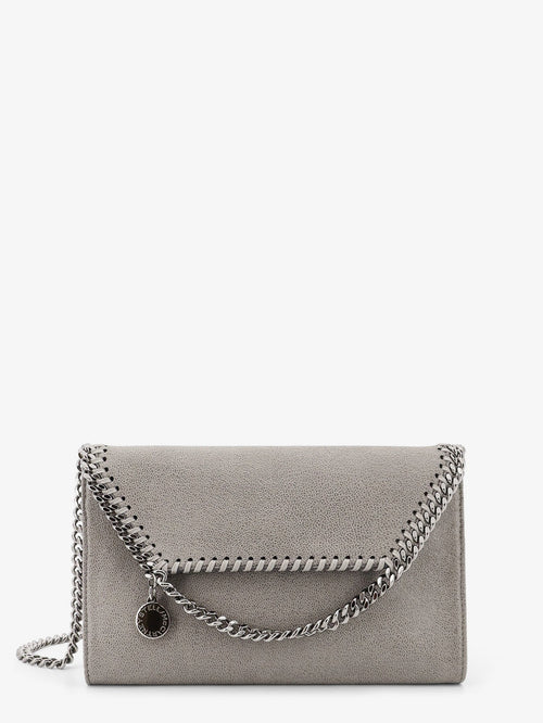 Stella Mccartney Falabella Wallet Shaggy Deer crossbody bag - Grigio