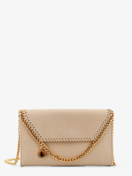 Stella Mccartney Falabella Wallet Shaggy Deer crossbody bag - Buttercream