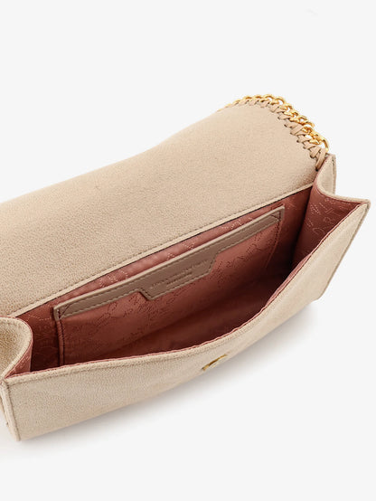 STELLA MCCARTNEY - Falabella Wallet Shaggy Deer crossbody bag