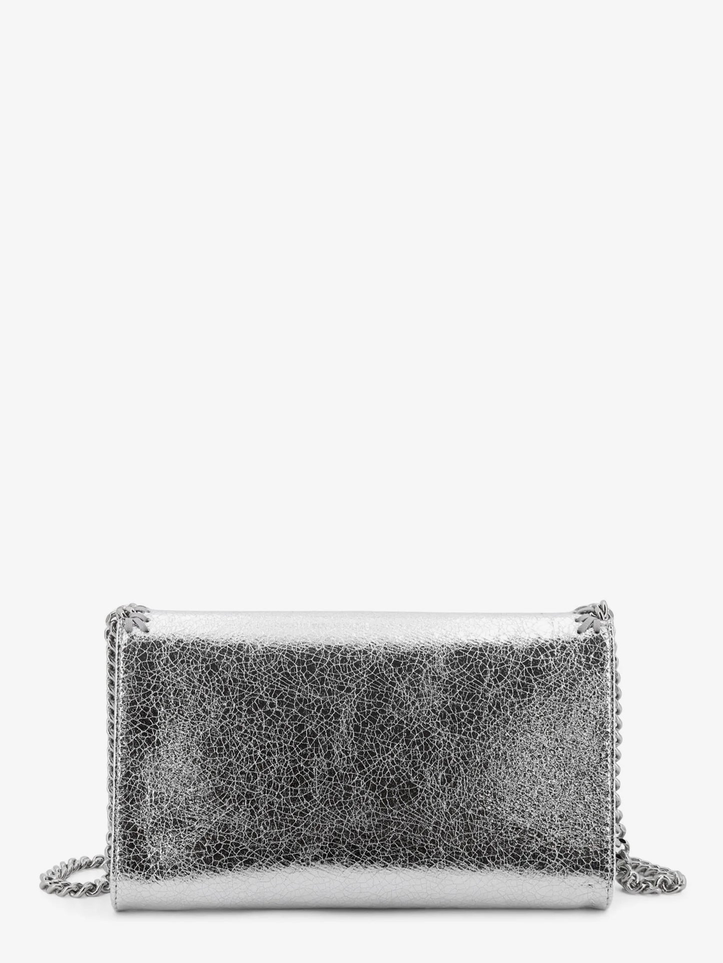 Stella Mccartney Falabella Metallic Fabric Crossbody Bag