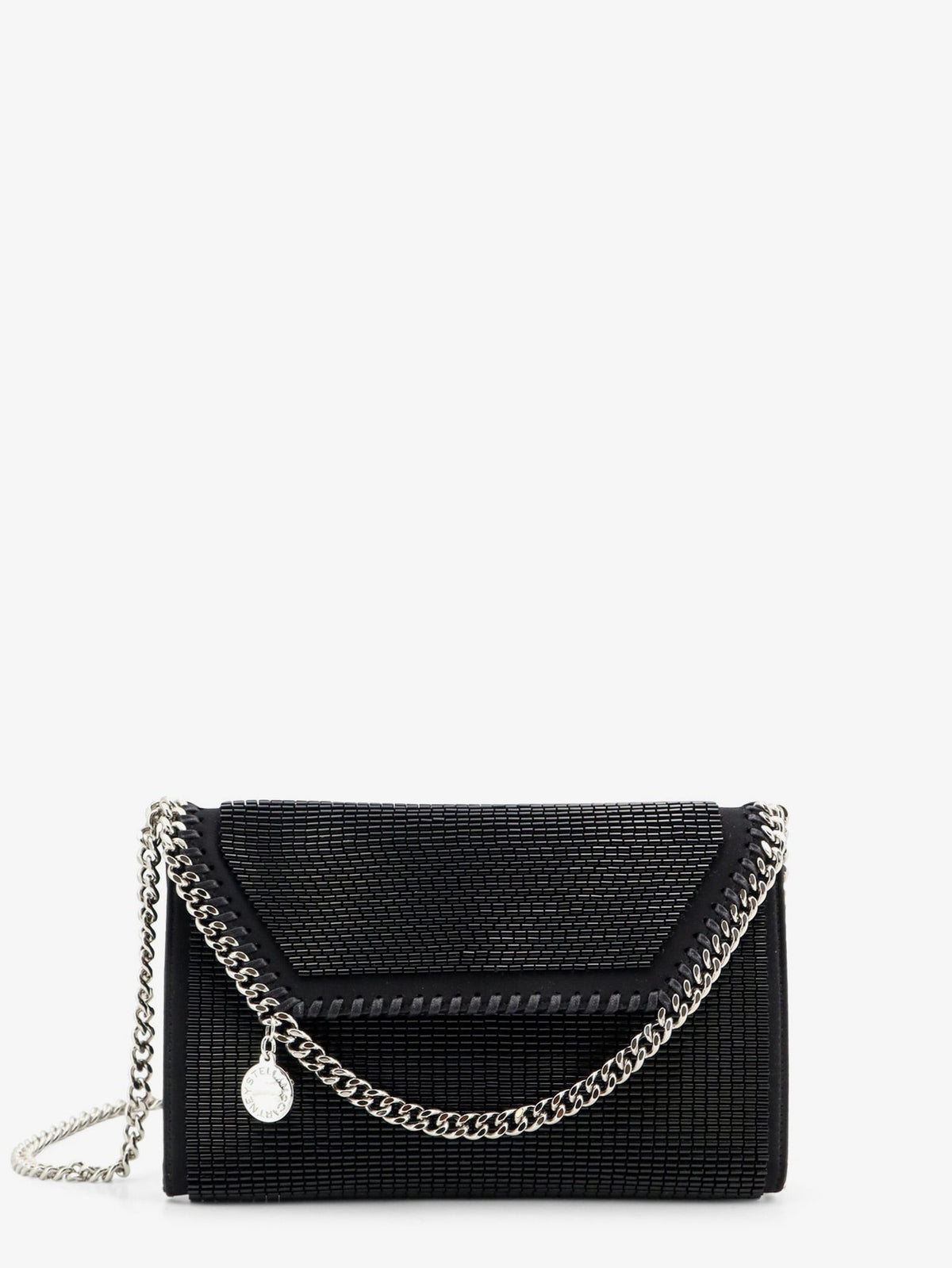 Stella McCartney Falabella sequin crossbody bag - Black