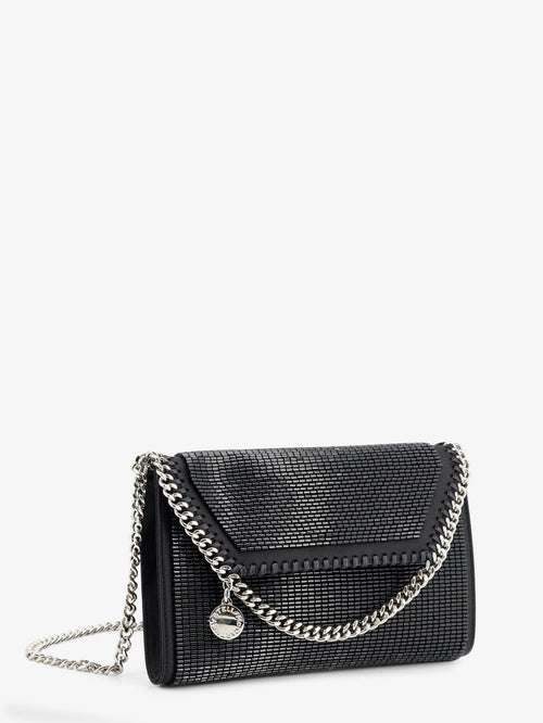 Stella McCartney Falabella sequin crossbody bag - Black