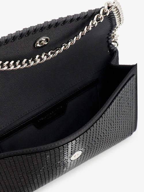 Stella McCartney Falabella sequin crossbody bag - Black
