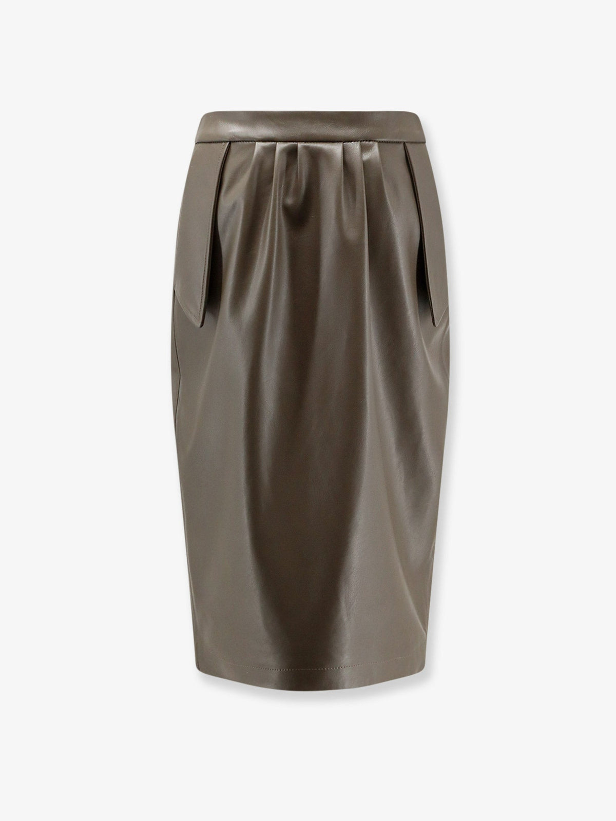 Stella Mccartney Alter Mat Midi Skirt - Mud