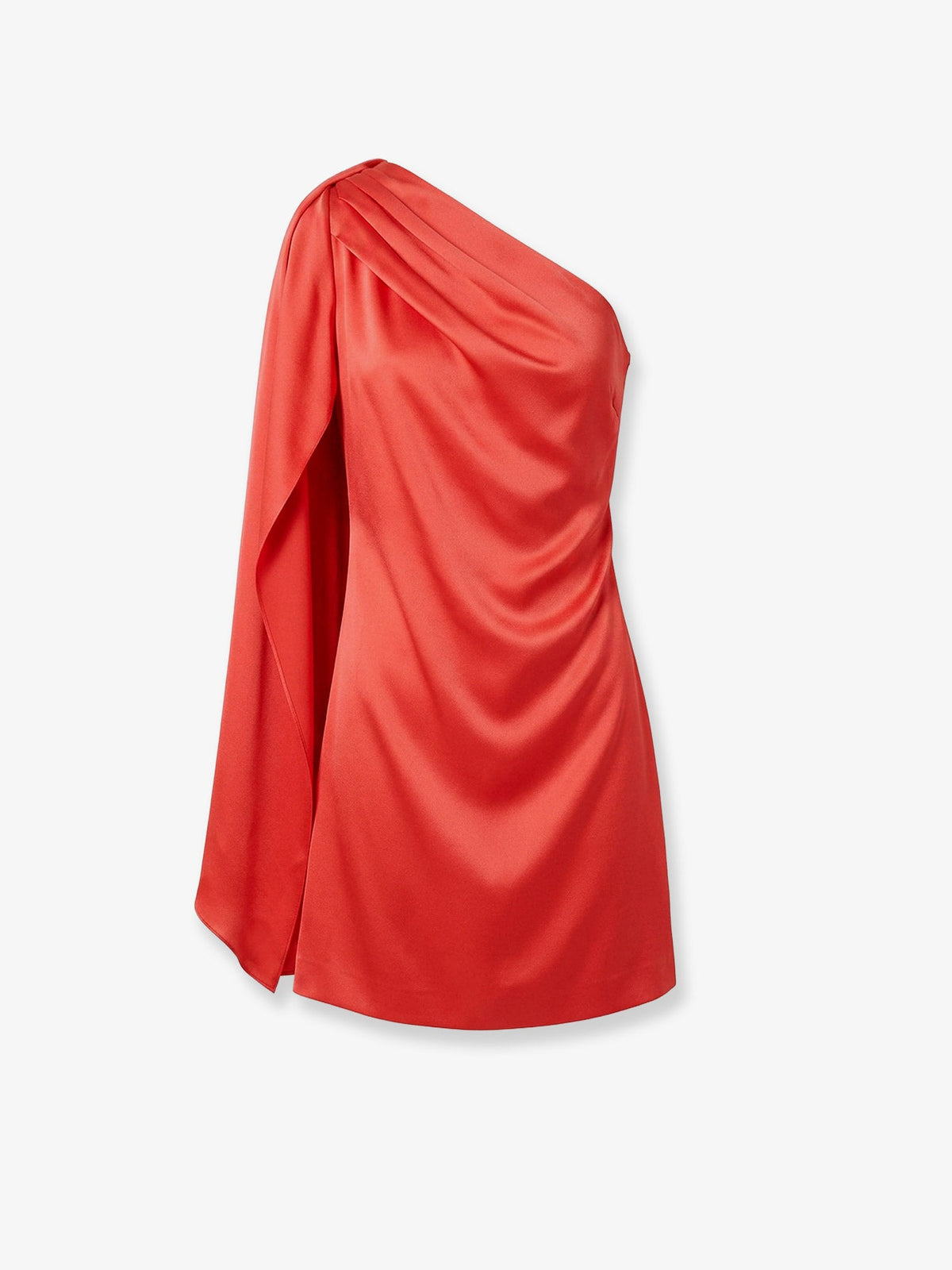 Stella Mccartney Satin mini dress - Tomato