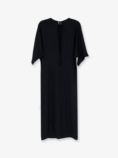 Stella Mccartney Responsible acetate and viscose dress - Black