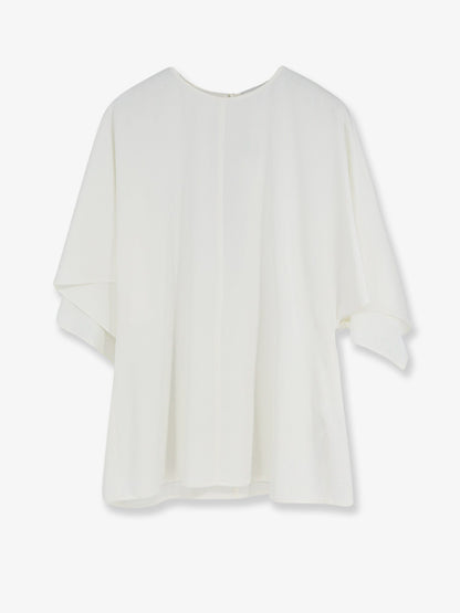 Stella Mccartney Handkerchief Satin Top - Cream