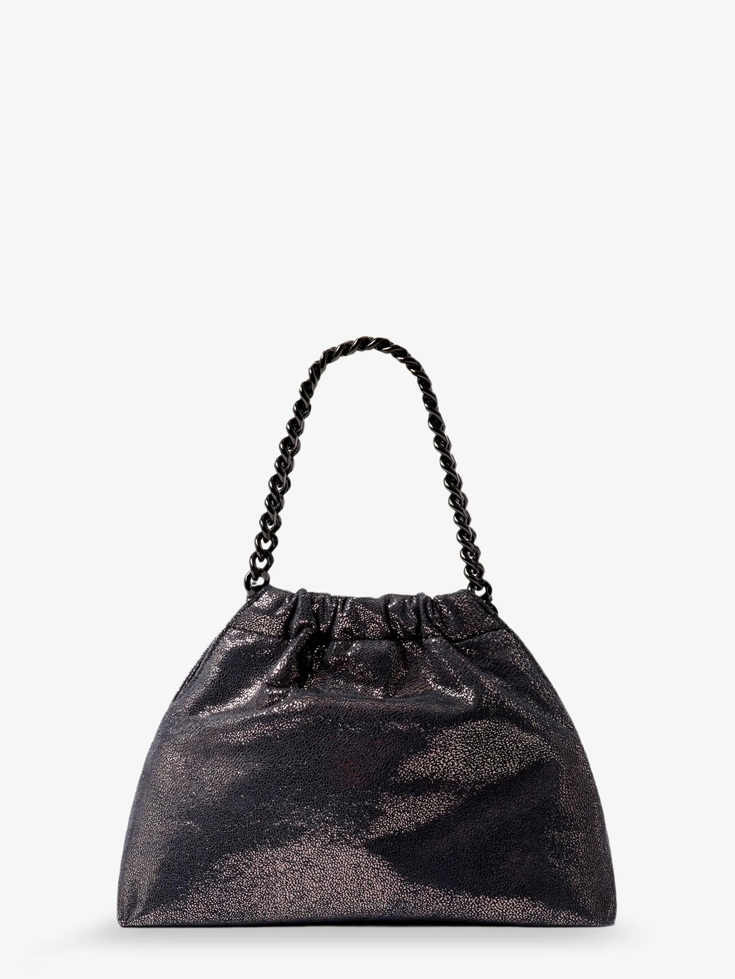 STELLA MCCARTNEY - Falabella Eco Shiny Dotted Chamois Fabric Shoulder Bag