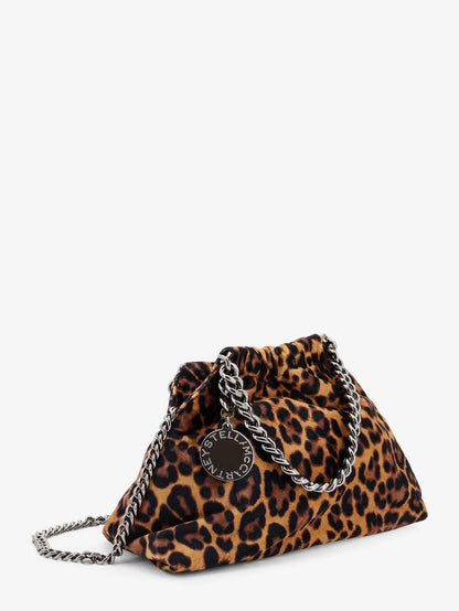 STELLA MCCARTNEY - Falabella Mini leopard print velvet crossbody bag