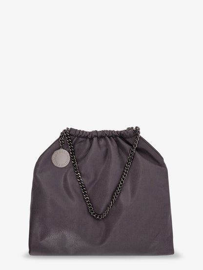 Stella Mccartney Falabella shoulder bag with metal drawstring - Bark B