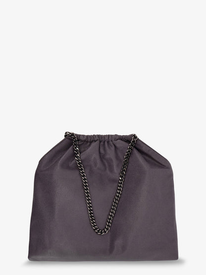 Stella Mccartney Falabella shoulder bag with metal drawstring - Bark B