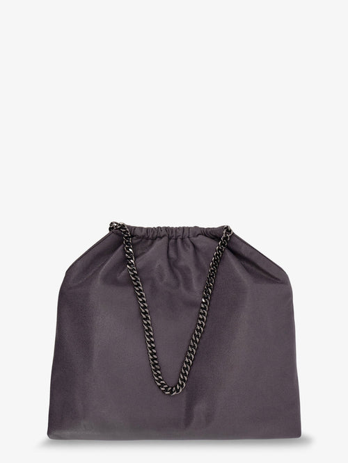 Stella Mccartney Falabella shoulder bag with metal drawstring - Bark B