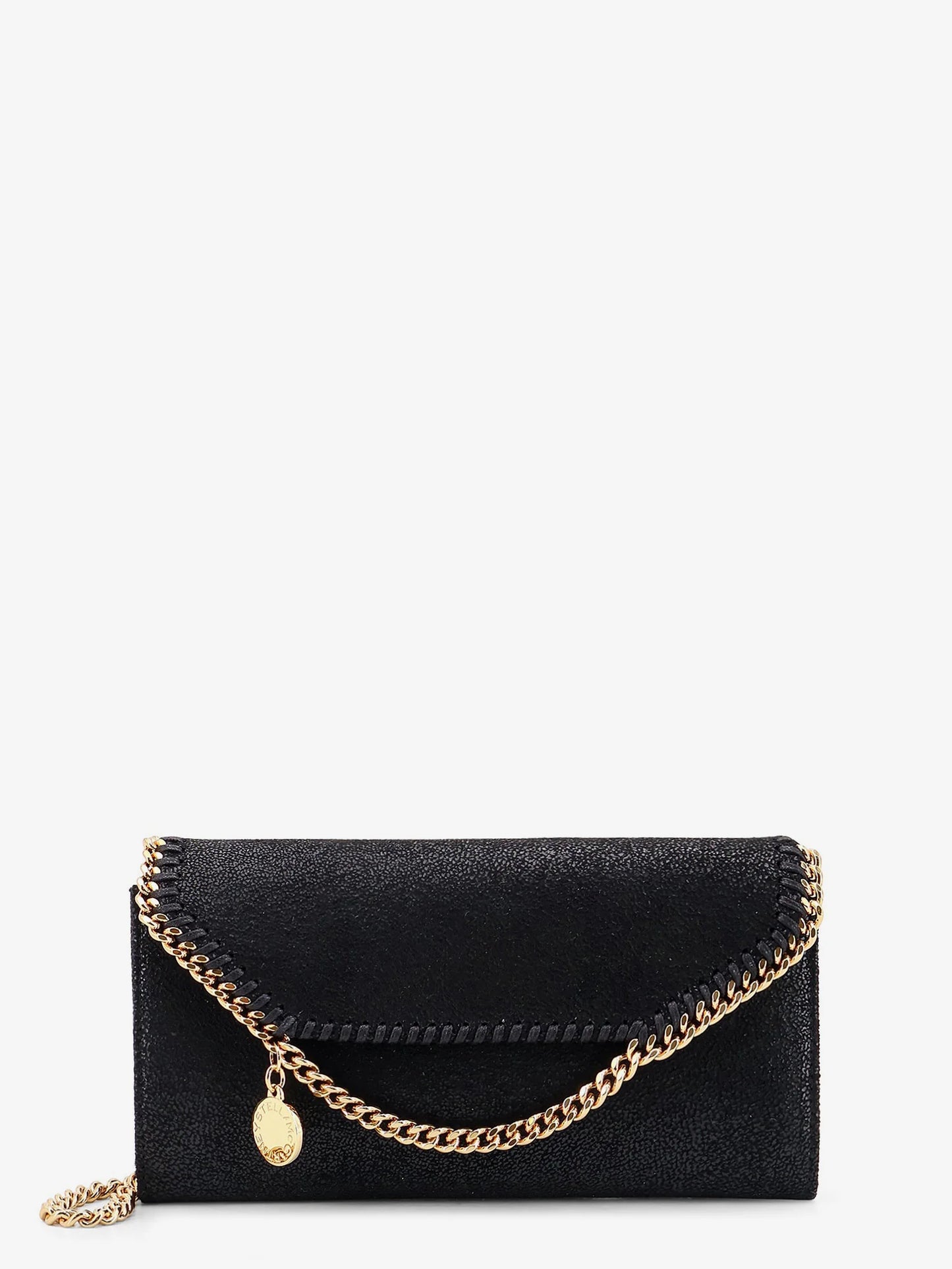 Stella Mccartney Falabella Shaggy Deer Fabric Wallet