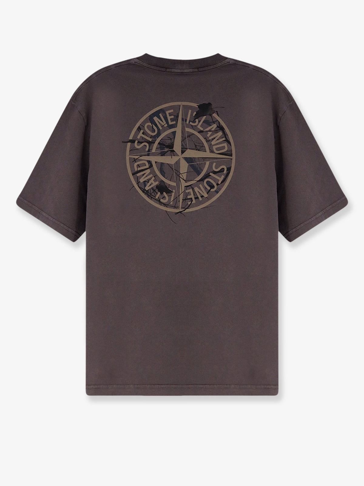 Stone Island Organic cotton T-Shirt - Dark Burgundy