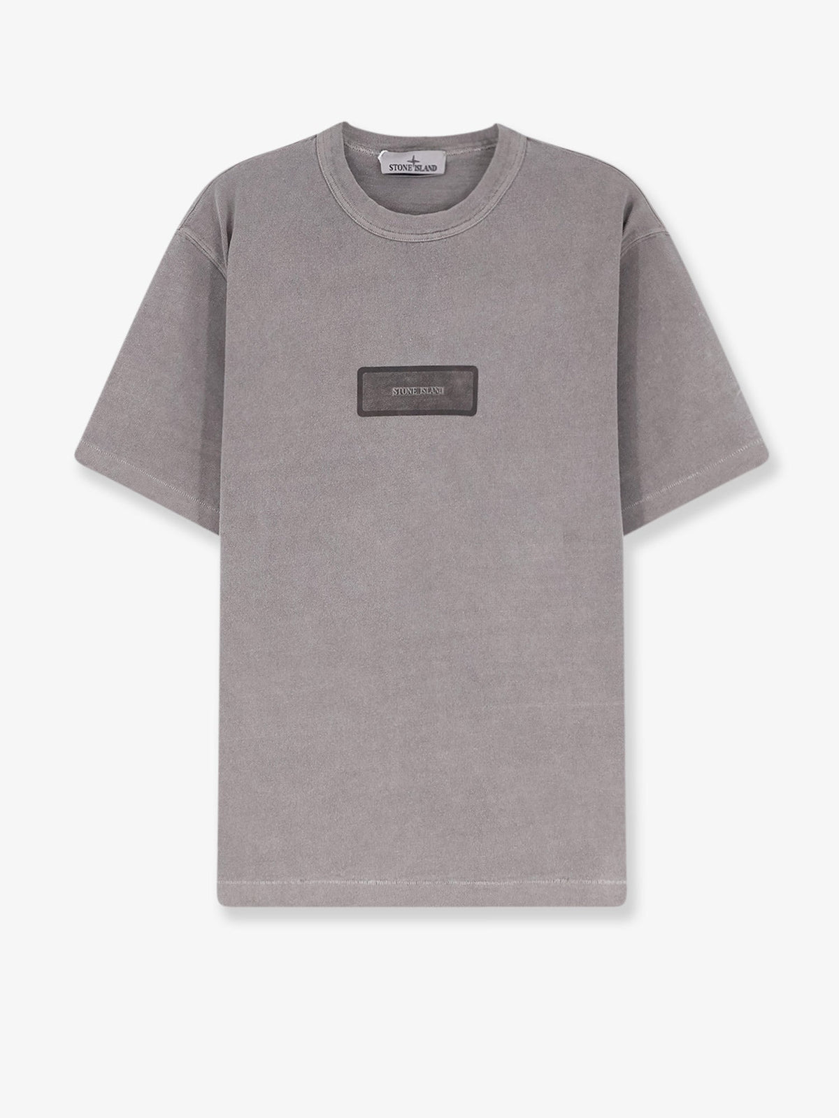 Stone Island Cotton t-shirt with Logo detail - Grey