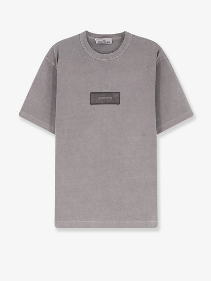 STONE ISLAND - Cotton t-shirt with Logo detail