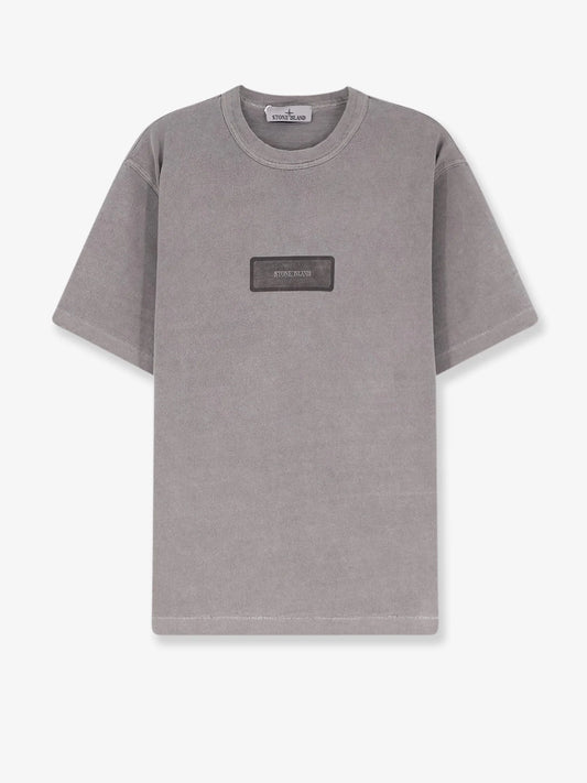 Stone Island Cotton T Shirt With Logo Detail