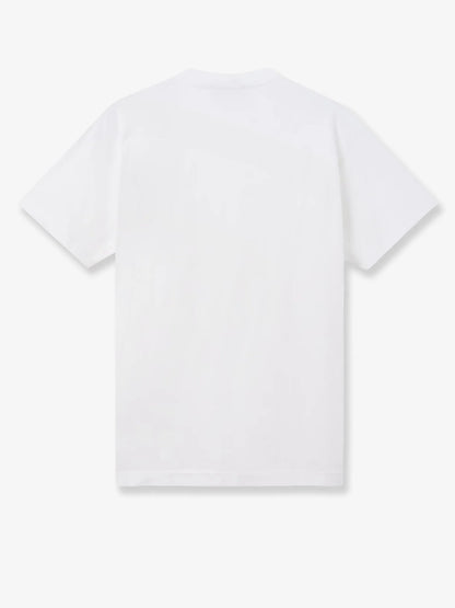 STONE ISLAND - Cotton T-shirt with front logo patch