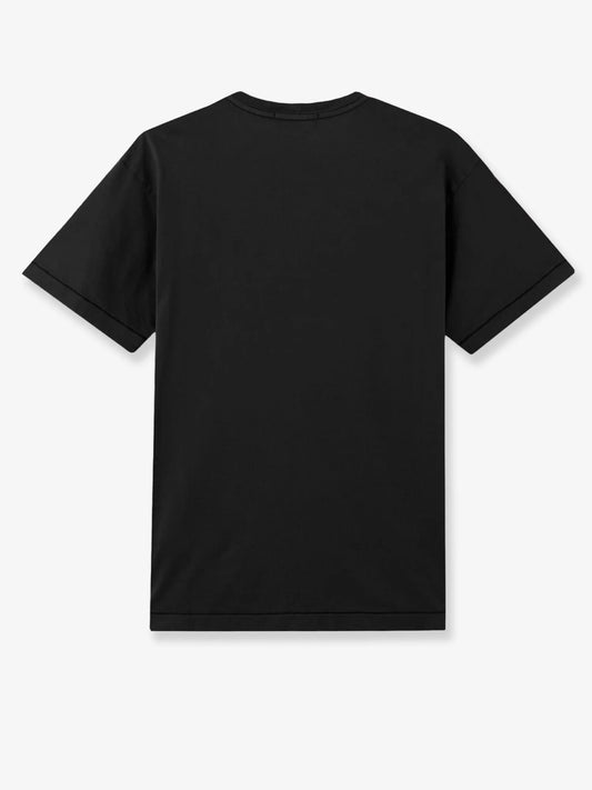 Stone Island Cotton T Shirt With Front Logo Patch