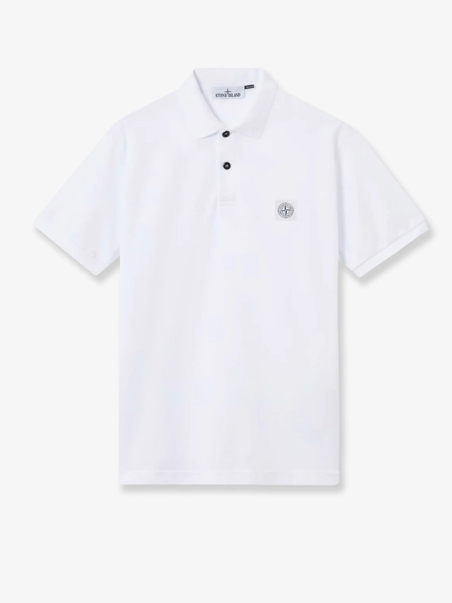 STONE ISLAND - Organic cotton polo shirt