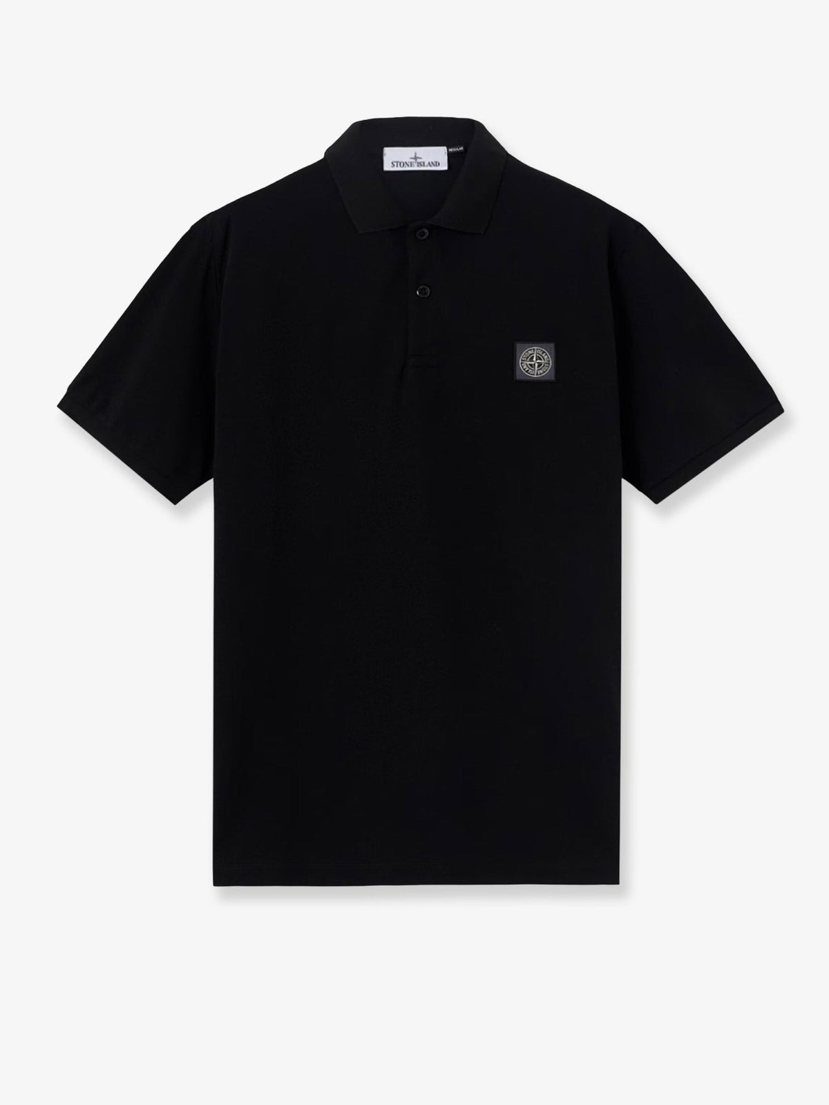 Stone Island Organic cotton polo shirt - Black
