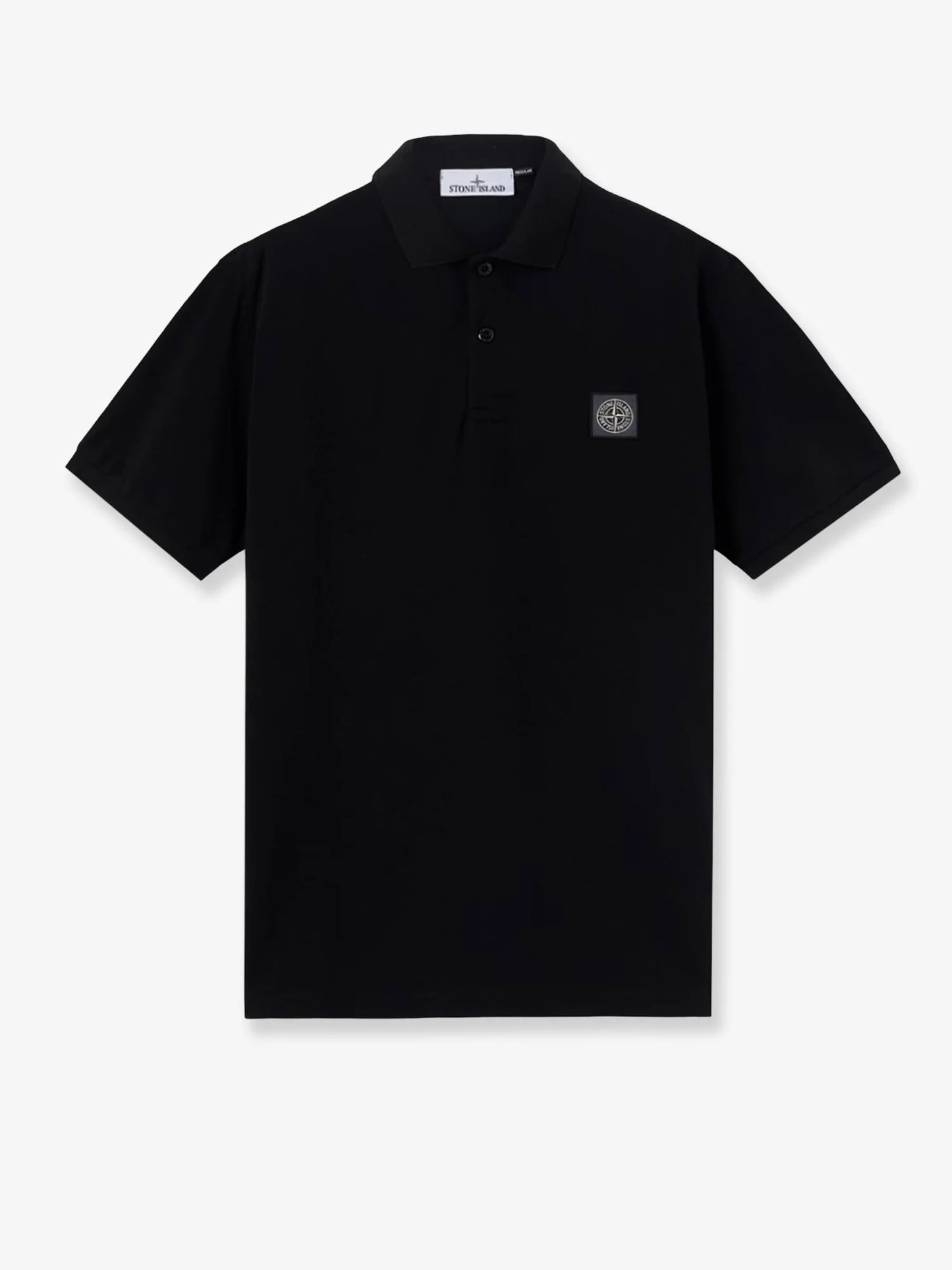 STONE ISLAND - Organic cotton polo shirt
