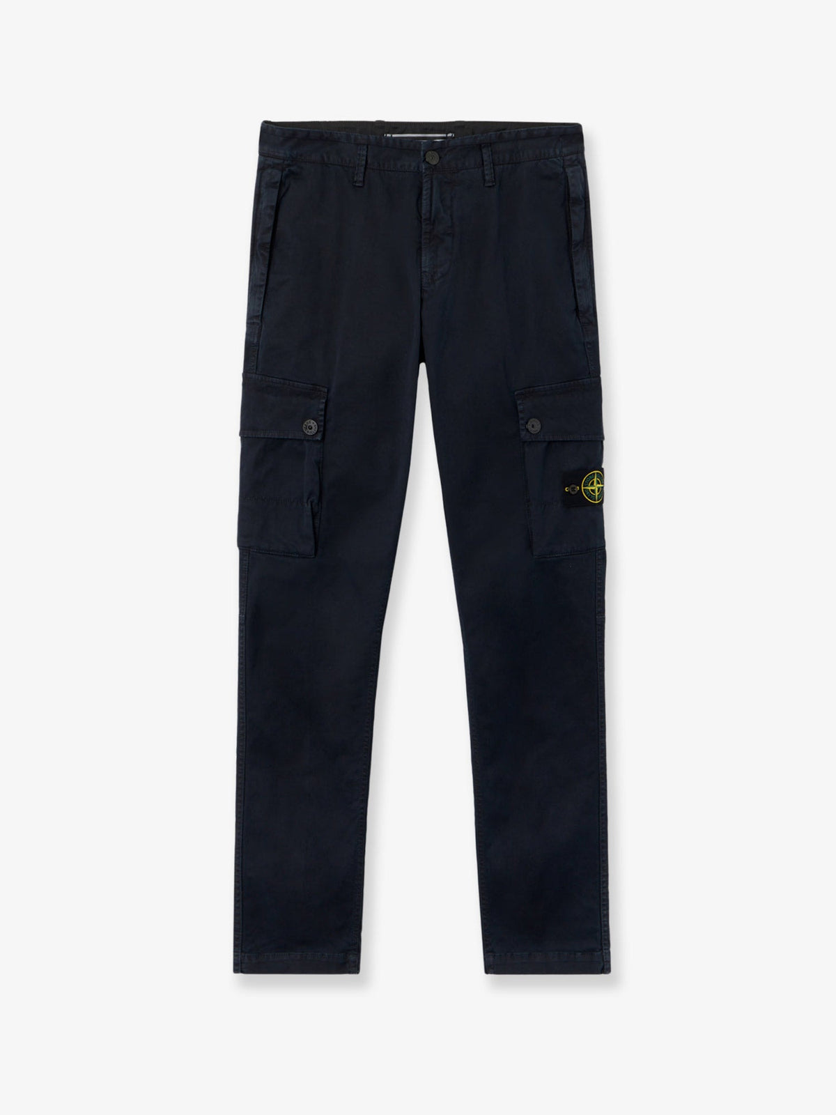 Stone Island Cotton blend cargo trousers - Navy Blue