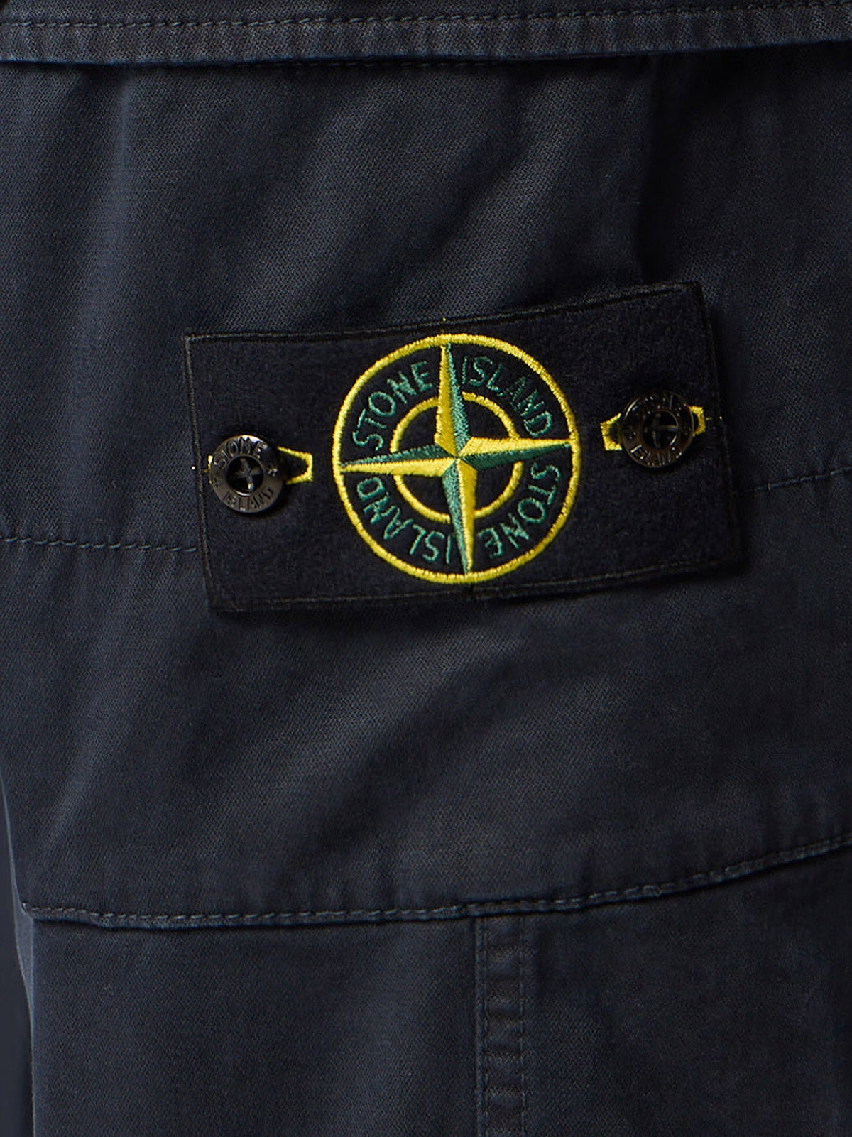 Stone Island Cotton blend cargo trousers - Navy Blue