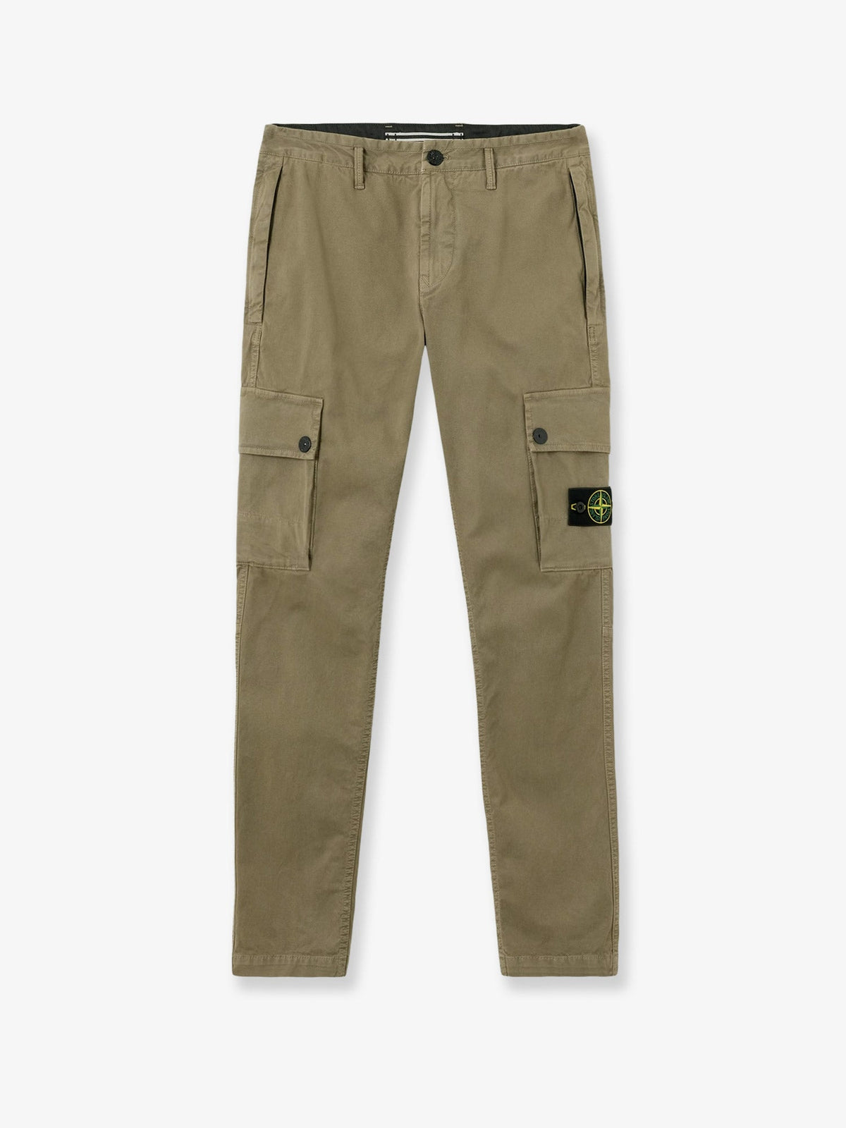 Stone Island Cotton blend cargo trousers - Military Green