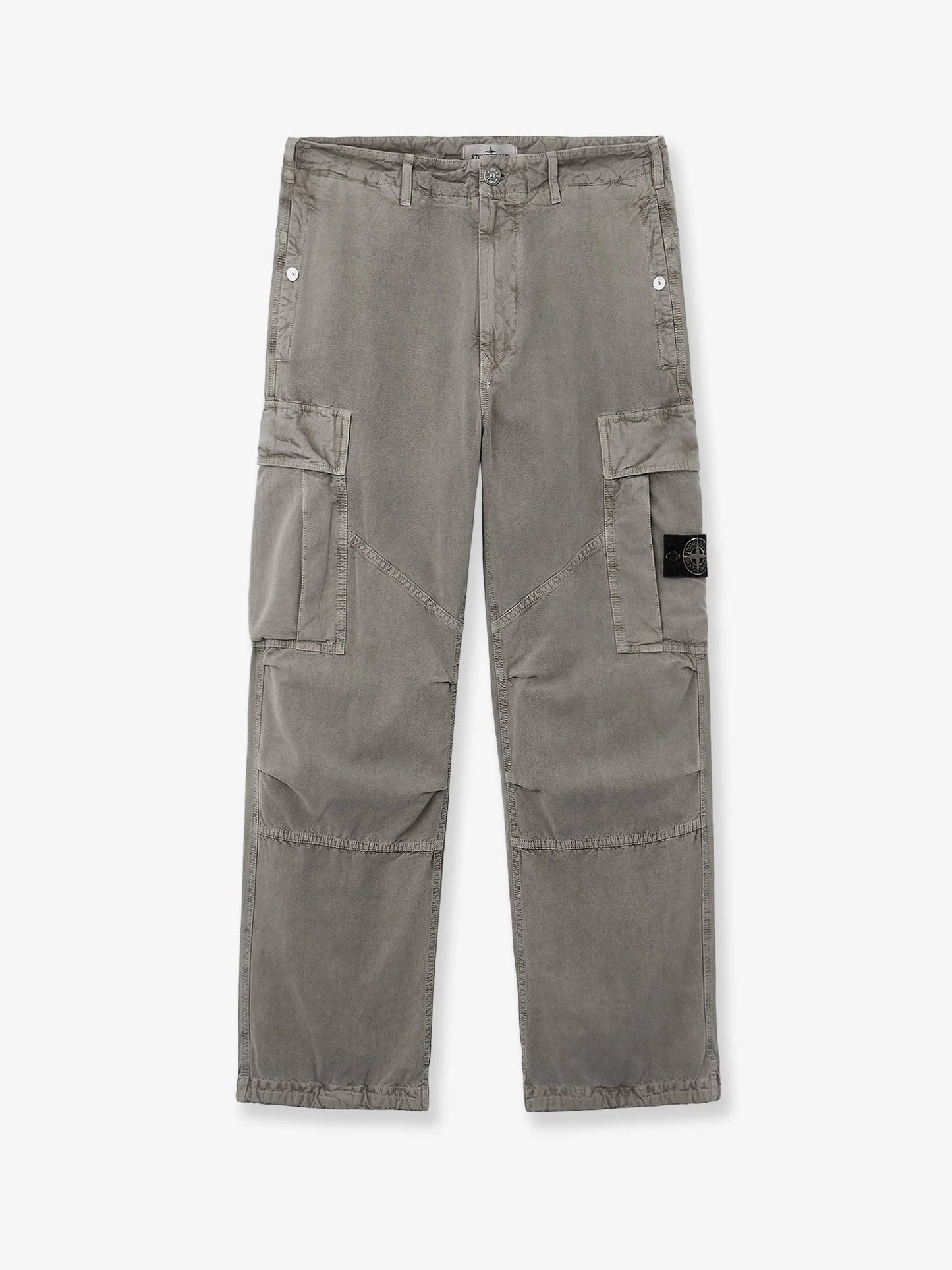STONE ISLAND - Cotton blend cargo pants
