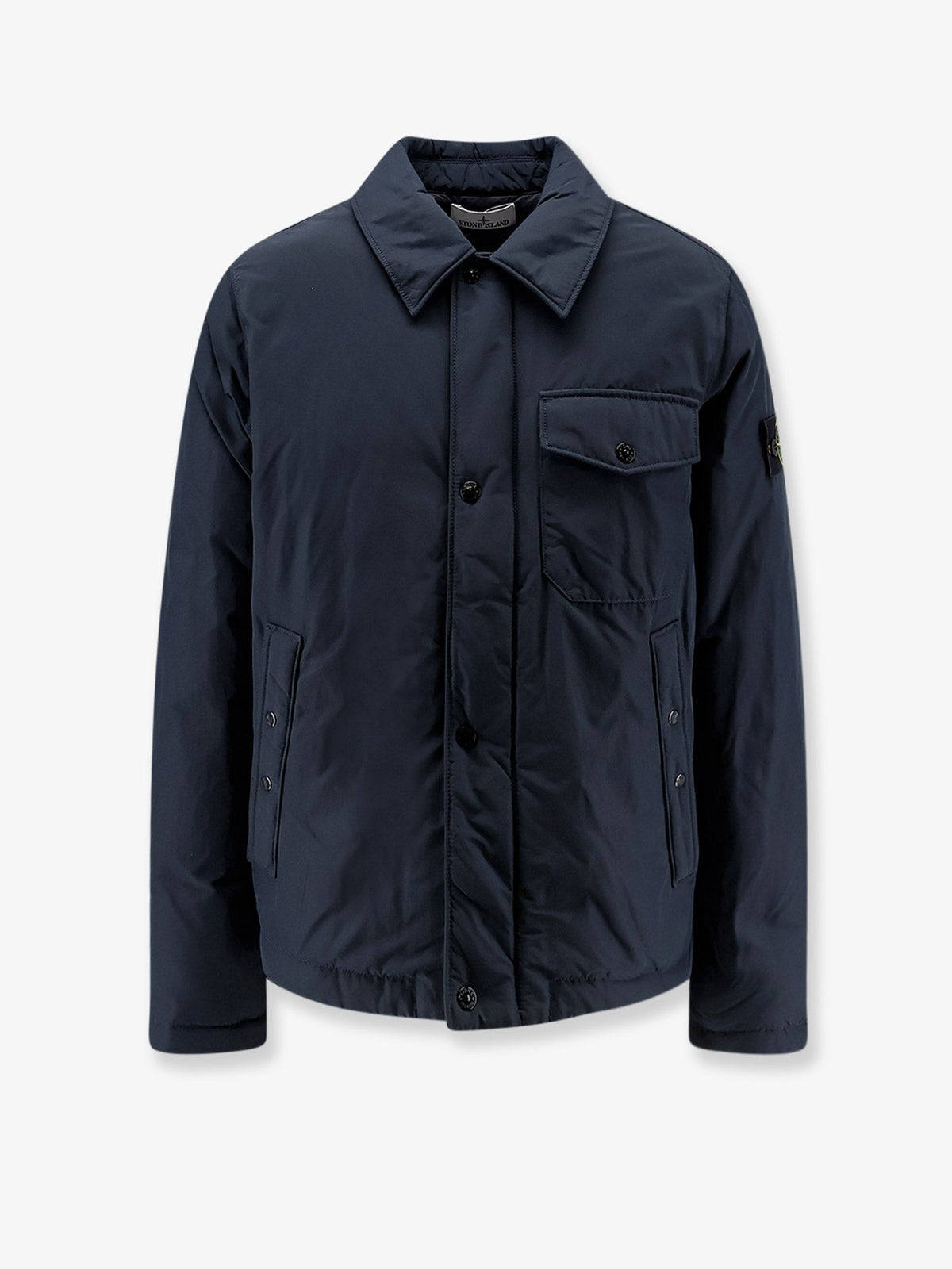 Stone Island Micro Reps nylon padded jacket - Navy Blue