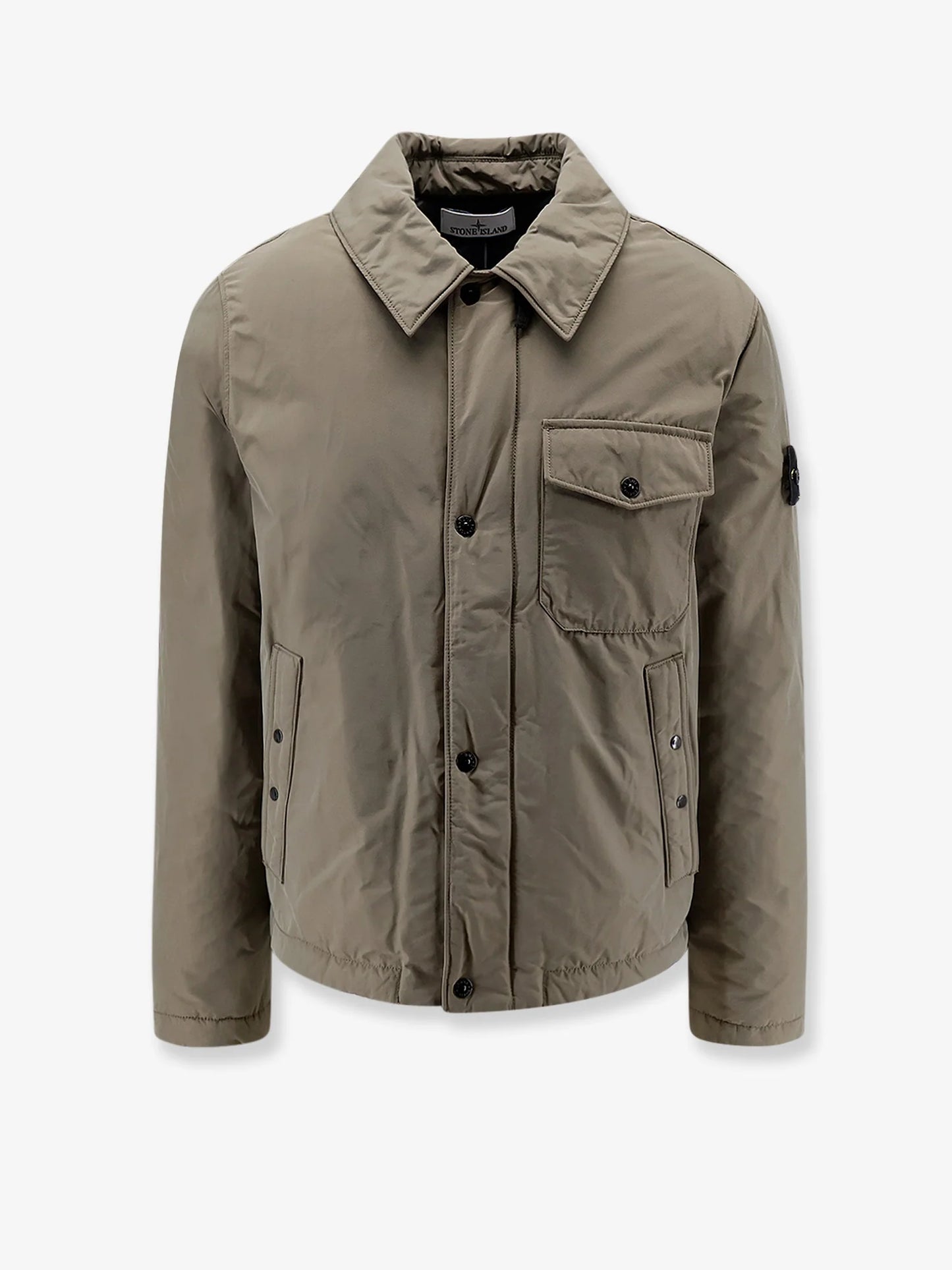 STONE ISLAND - Micro Reps padded nylon jacket