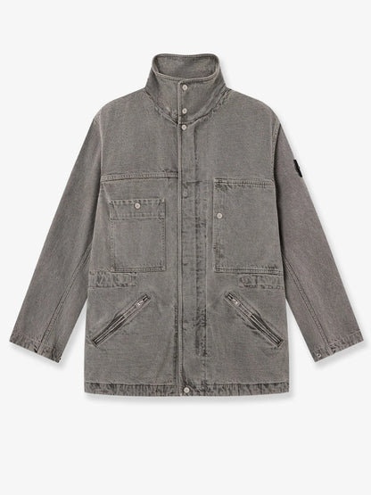 STONE ISLAND - Recycled cotton blend jacket