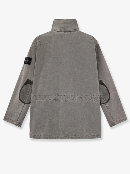 STONE ISLAND - Recycled cotton blend jacket
